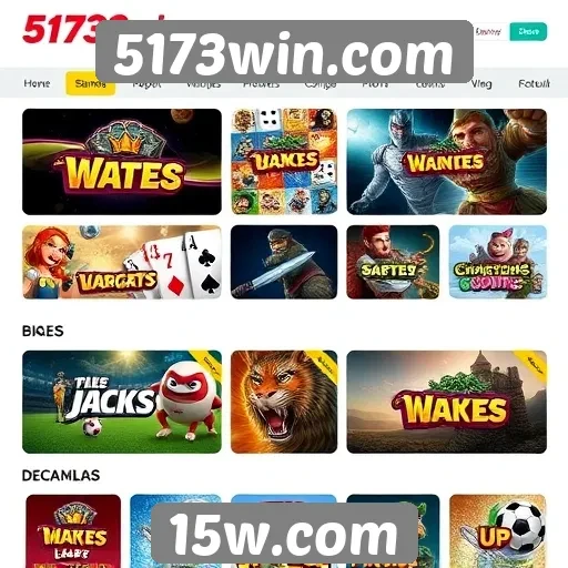 Plataforma 5173win.com oferece diversas opções de jogos online